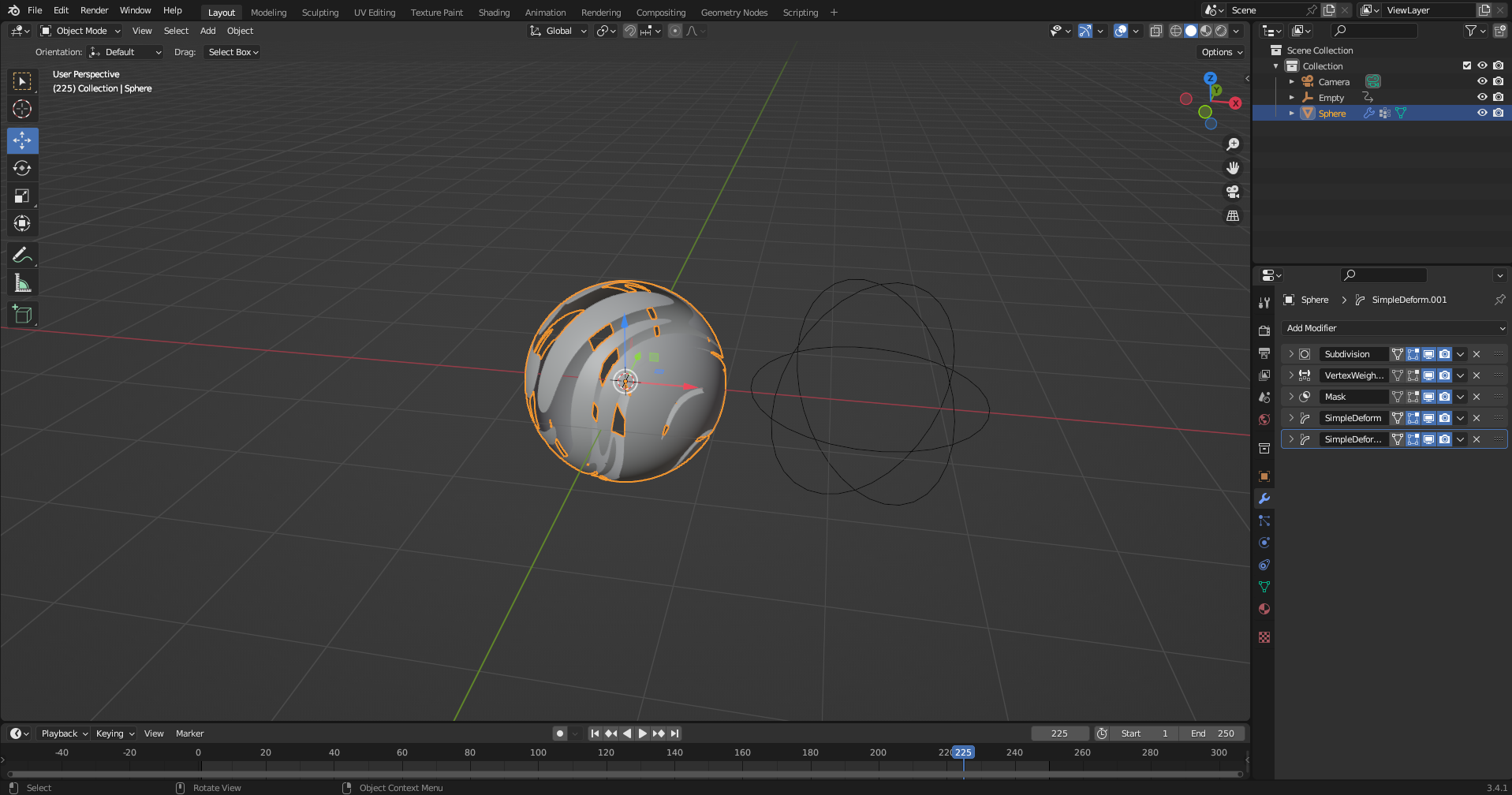 Blender Screen